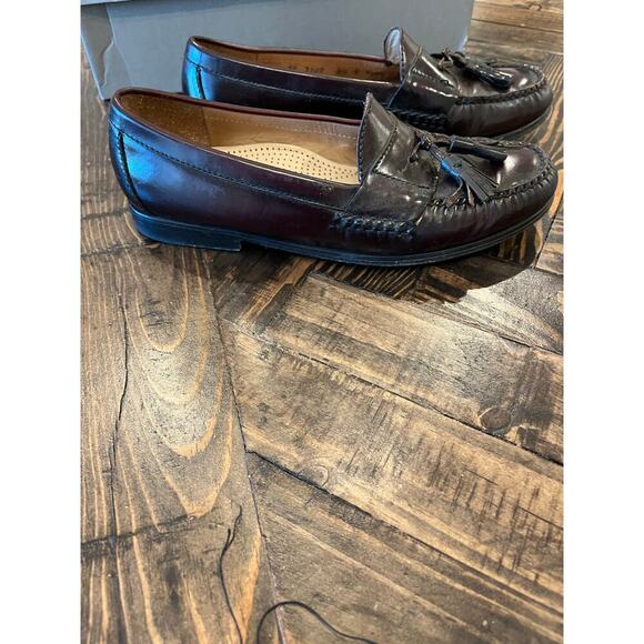 Cole Haan Pinch Tassel Penny Loafer Dress Shoes Men 8.5 Burgandy Preppy Academia main image 4